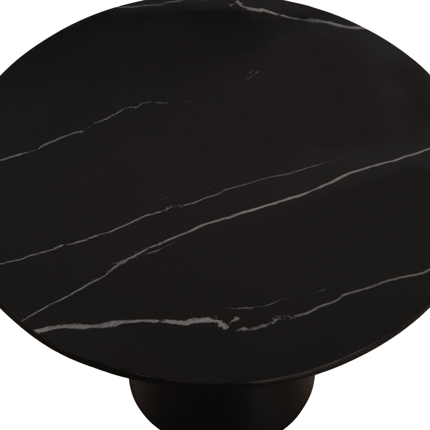 Комплект холни масички 2бр DIEN метална основа/керамичен плот Φ56 & Φ43 см.