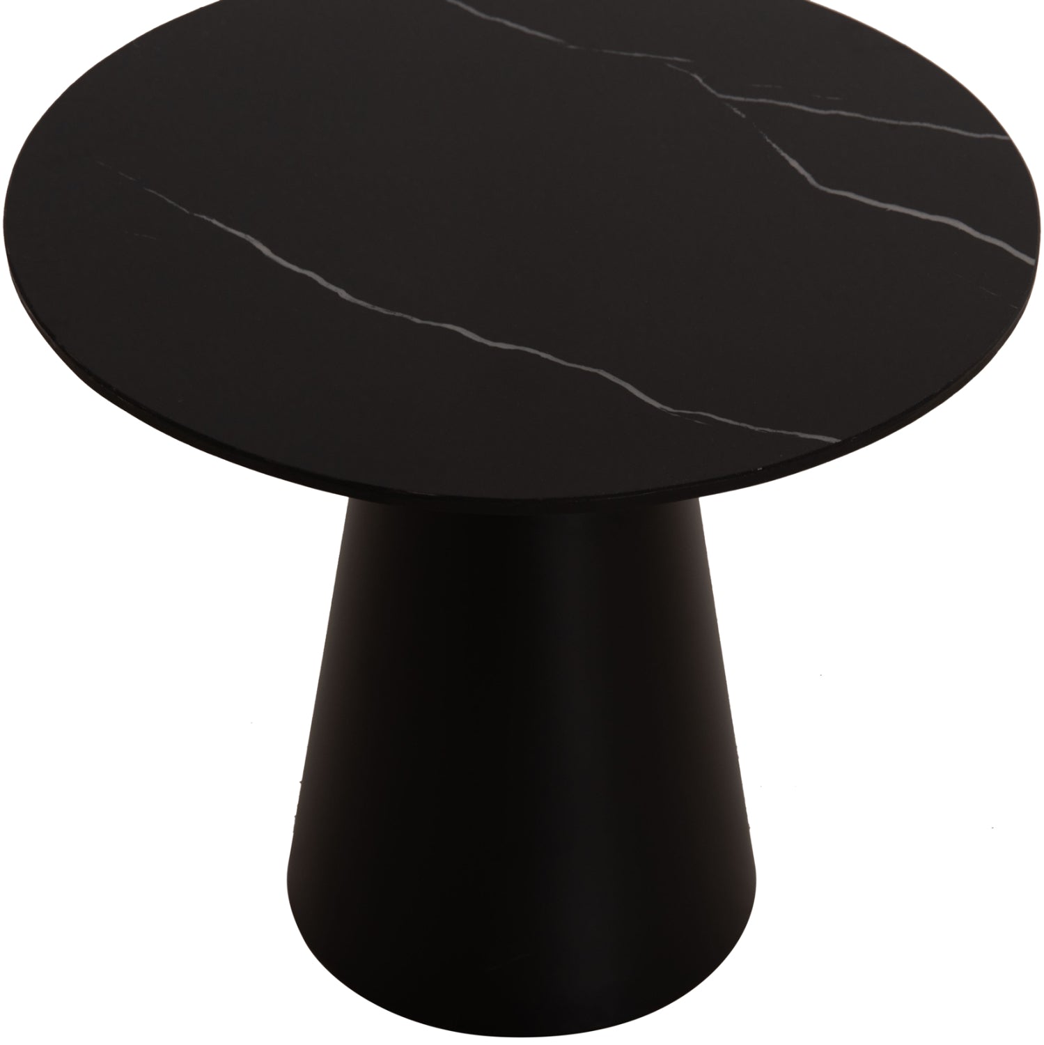 Комплект холни масички 2бр DIEN метална основа/керамичен плот Φ56 & Φ43 см.