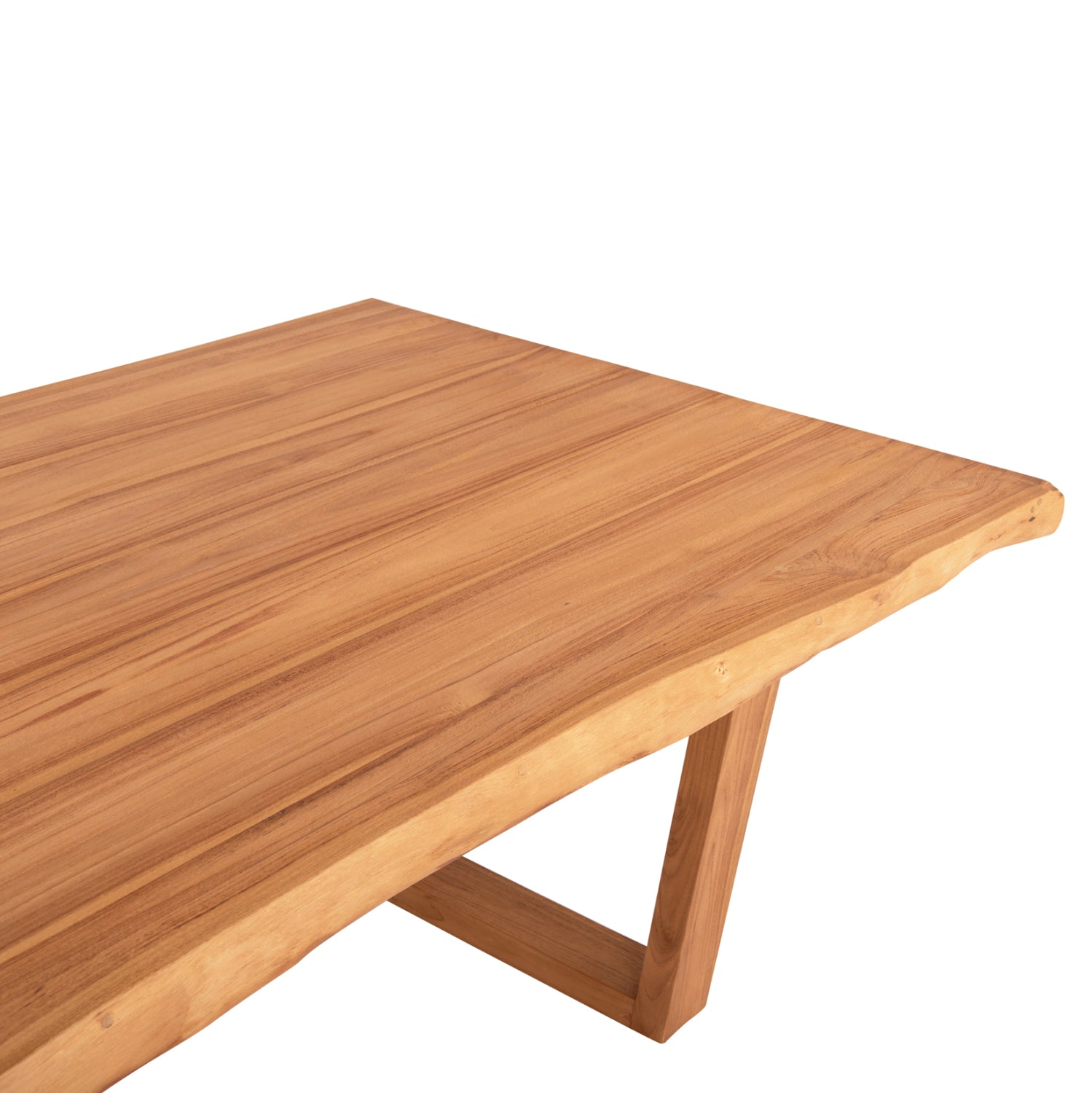 Маса LEOPOLD 200.5x107x76 см естествен цвят