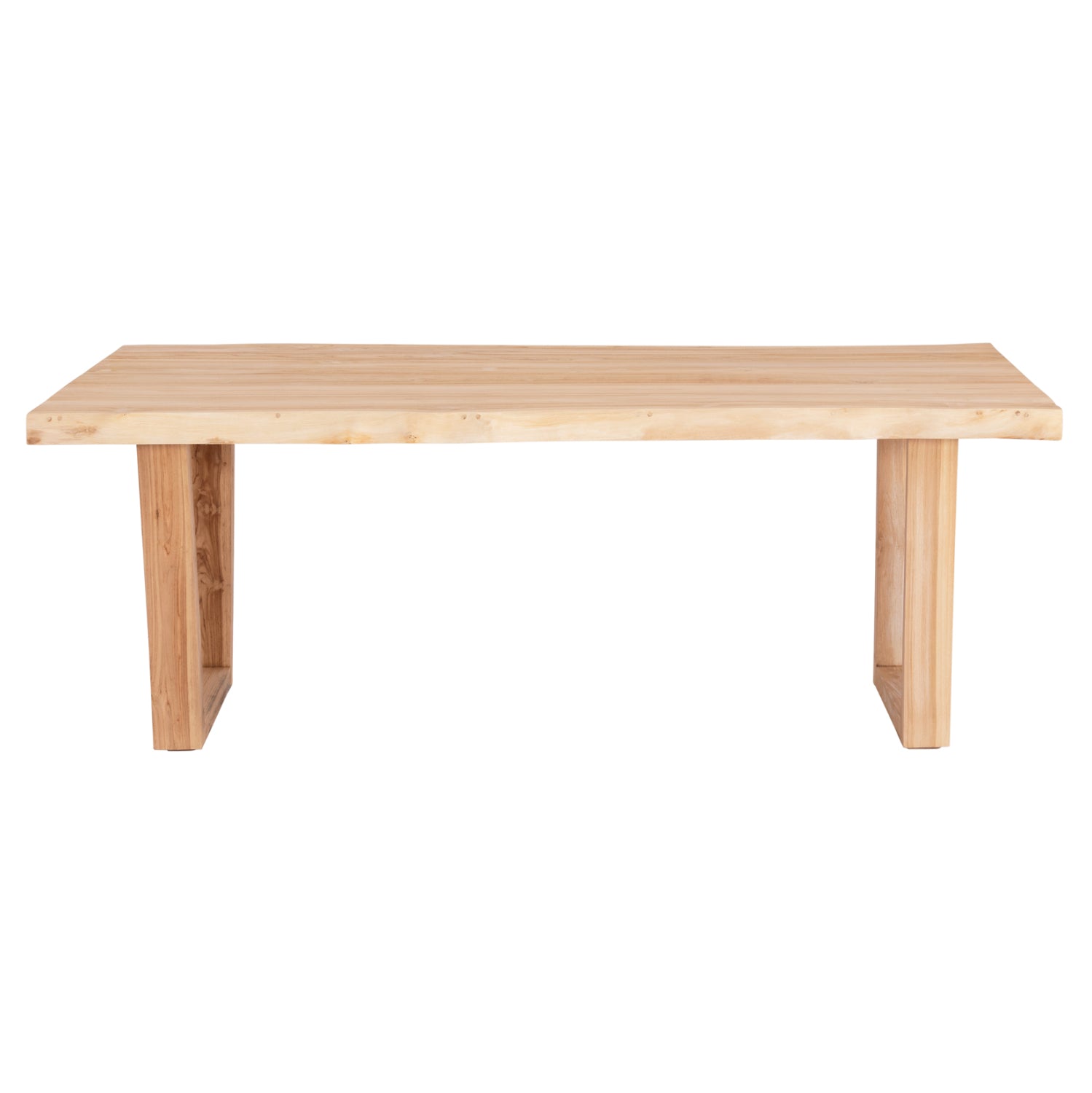 Маса LEOPOLD 200,5x107x76-натурал тиково дърво