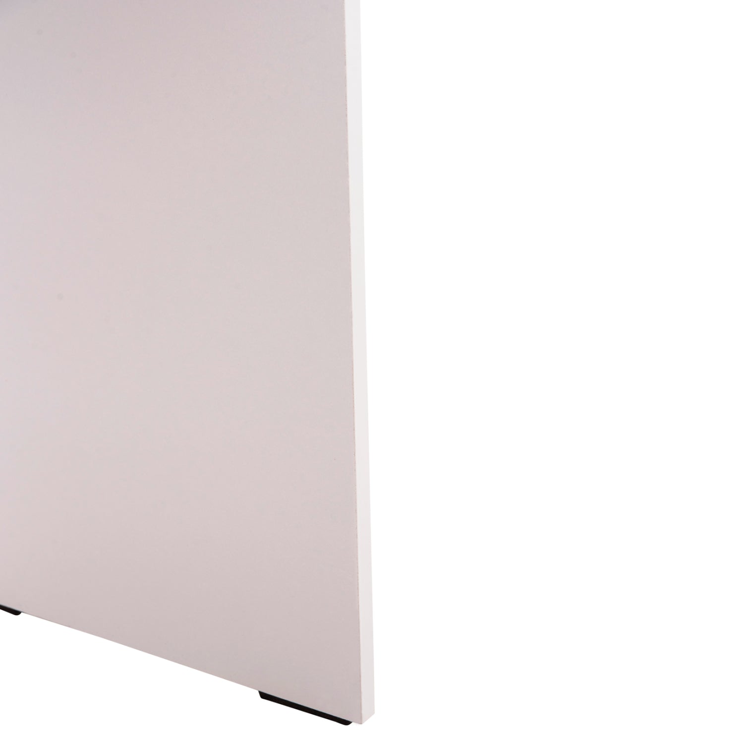 Тоалетка с огледало и табуретка CRYSTEL бял цвят 74x39x155см