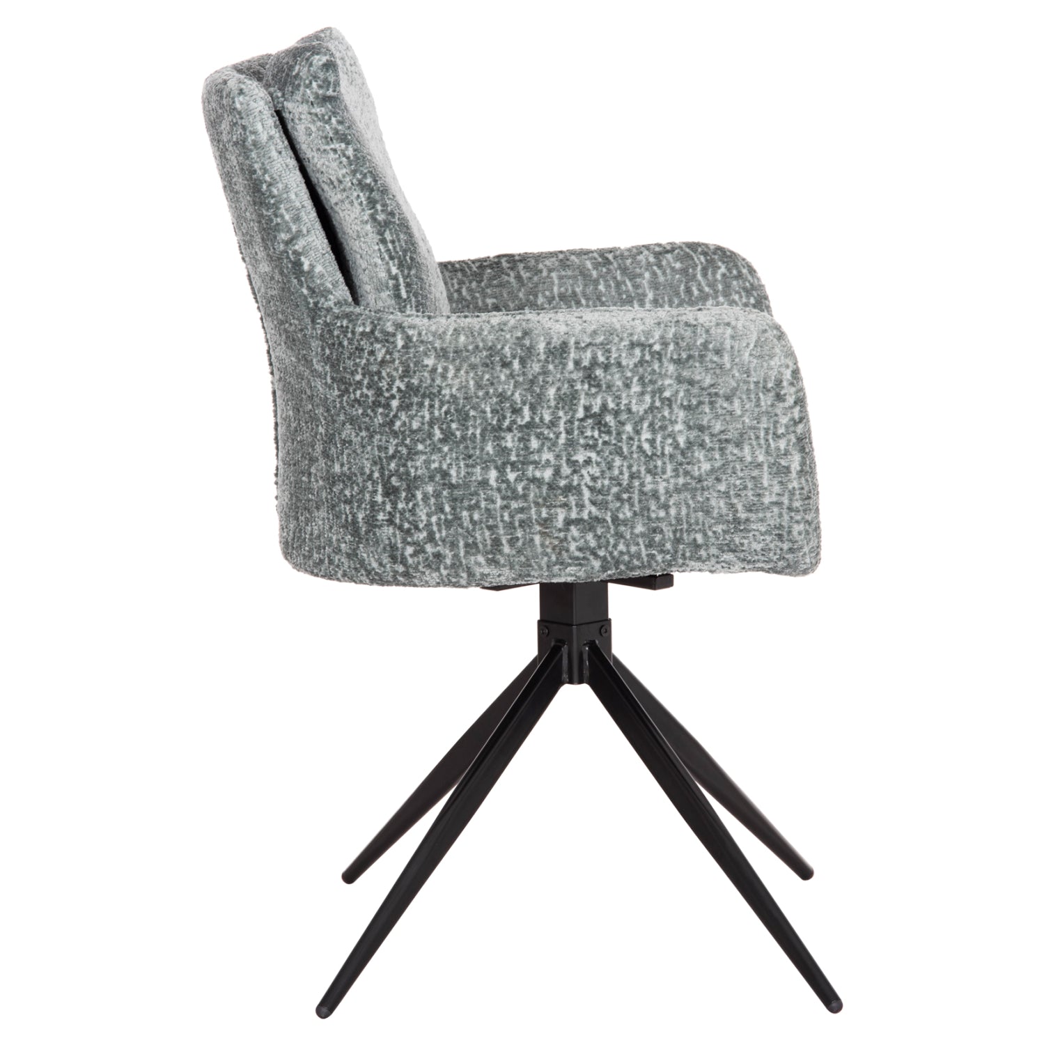 Въртящ стол Баланс букле цвят мента 62x60x90