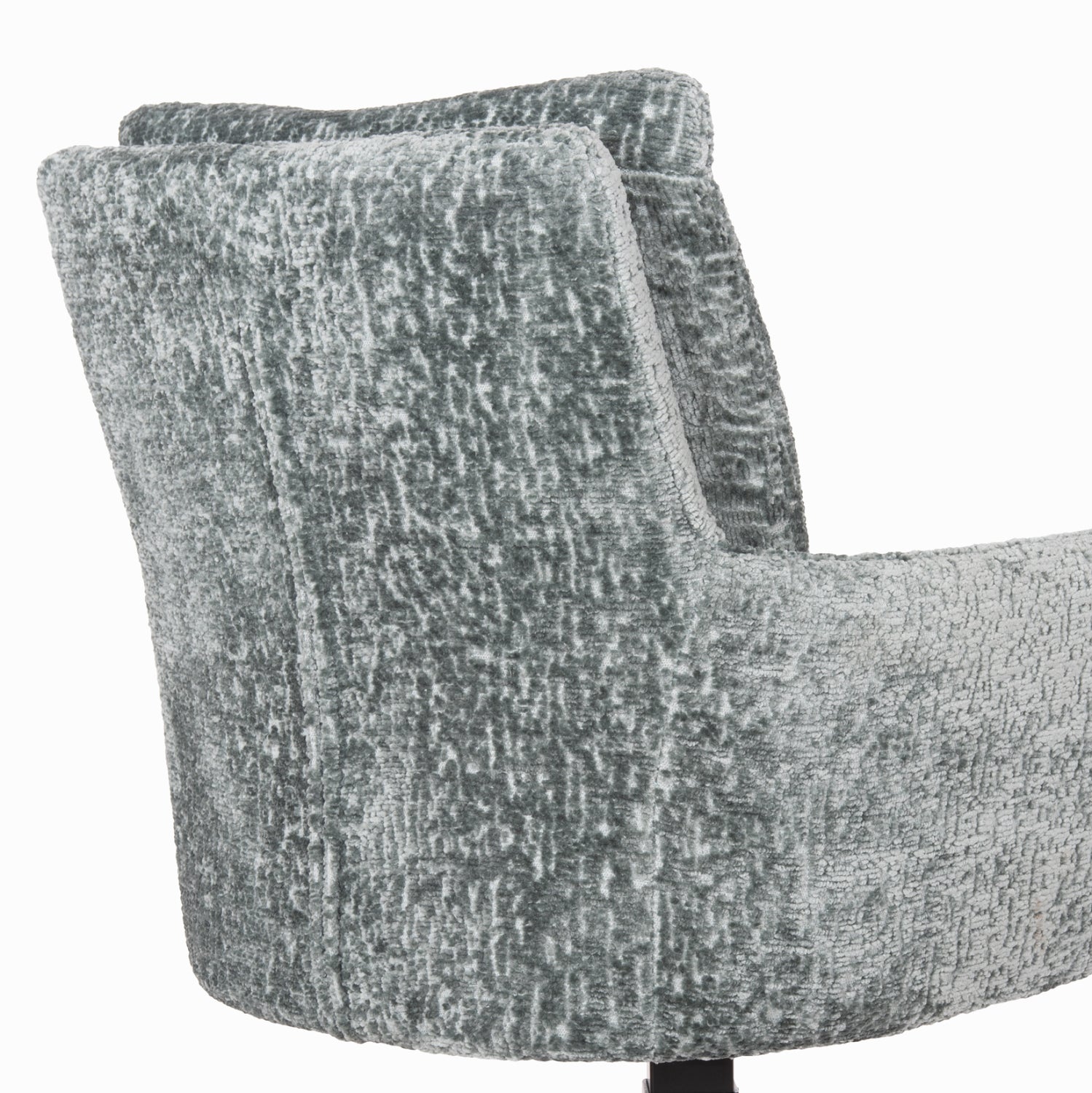 Въртящ стол Баланс букле цвят мента 62x60x90