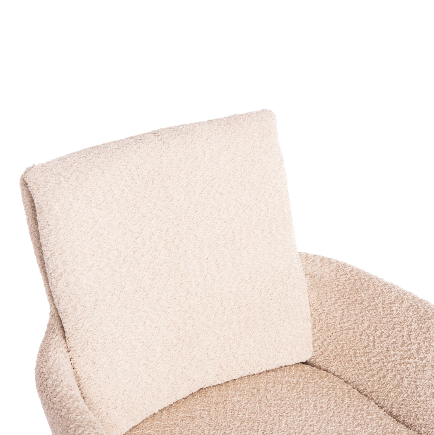 Въртящ стол Баланс букле бежов цвят 62x60x90