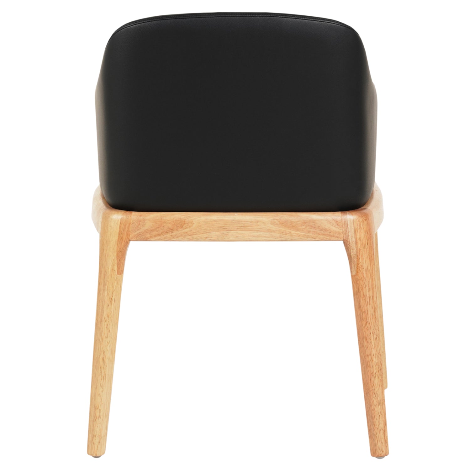 Кресло Фурлан цвят натурал каучуково дърво -черен 54,5x58x78