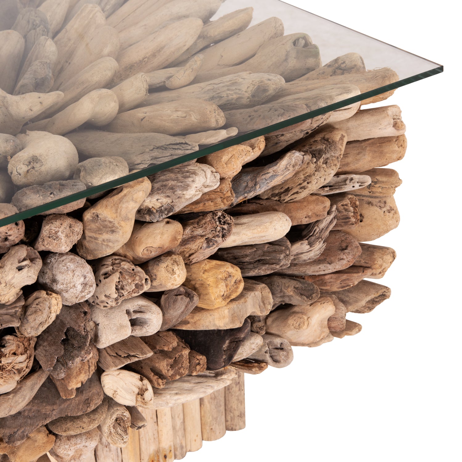 Холна маса SPARROW естествен цвят  75x75x51см