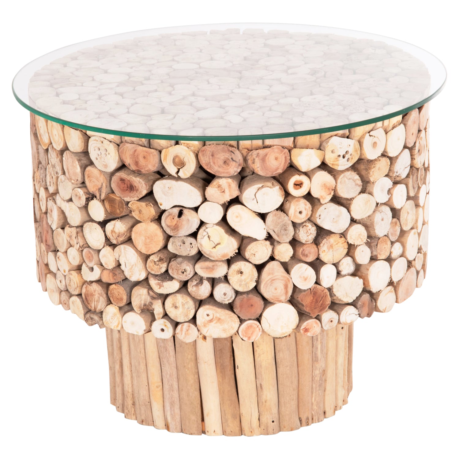 Холна маса SPARROW естествен цвят Φ65x51.5см