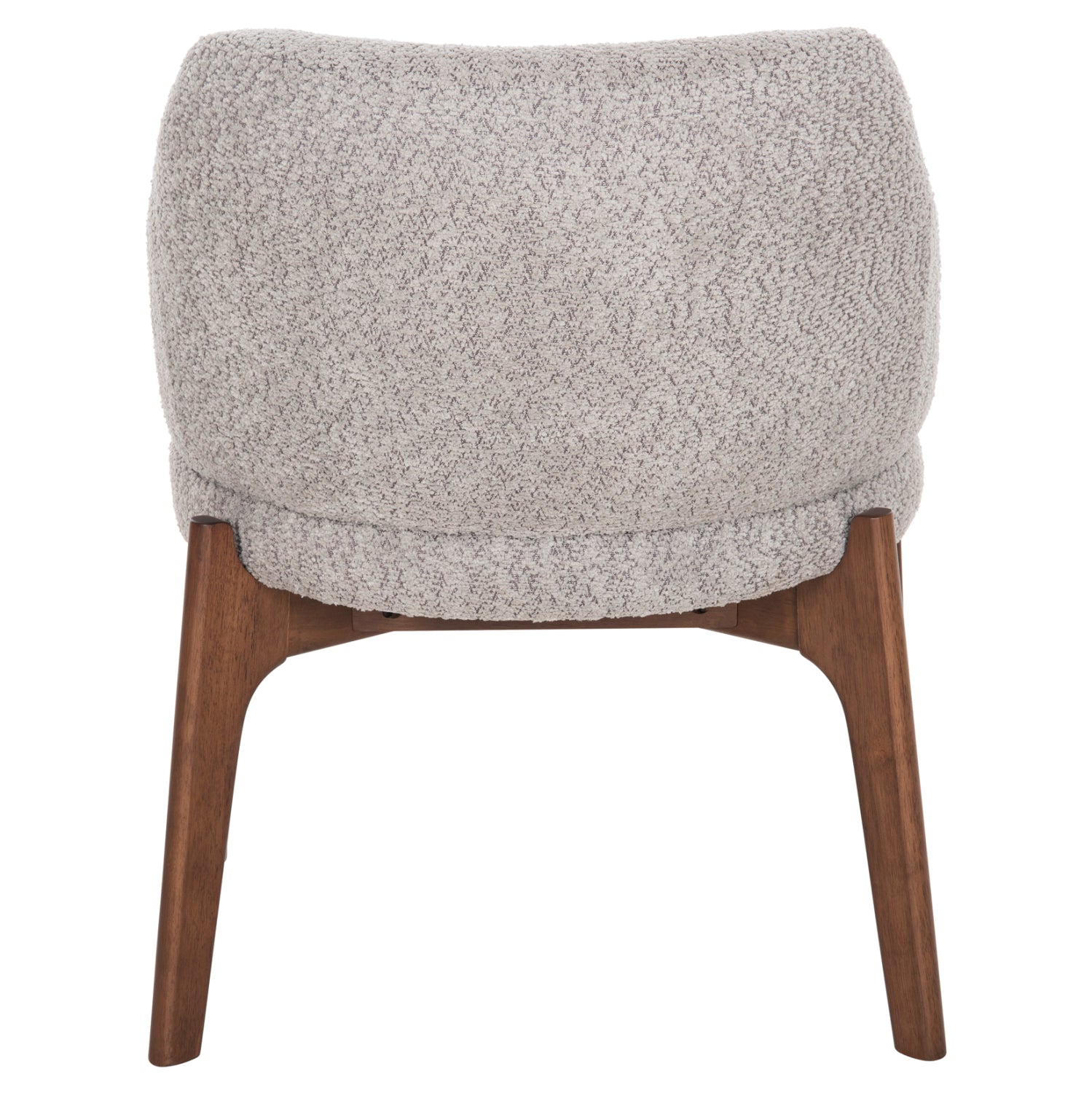 Кресло Аби букле цвят сив-орех 65x63x79