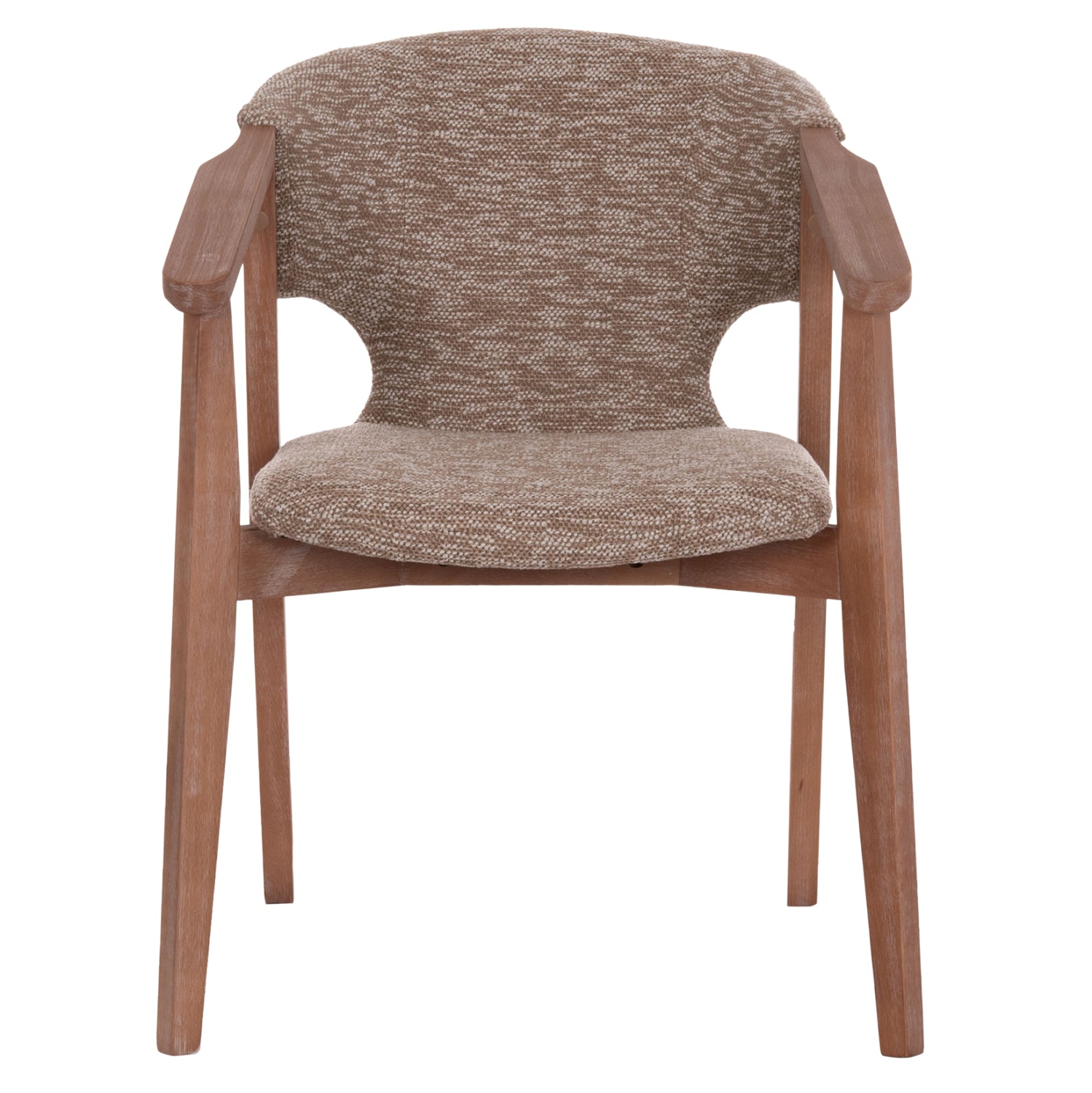 Трапезен стол YEGER кафяв цвят 59x58x78см