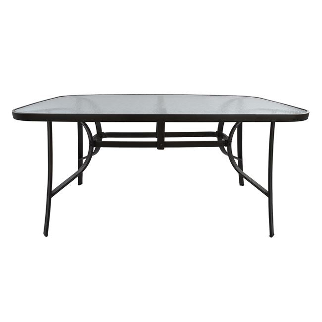 Градински комплект 7 части с метална маса 150x90x72 и столове КГ5202