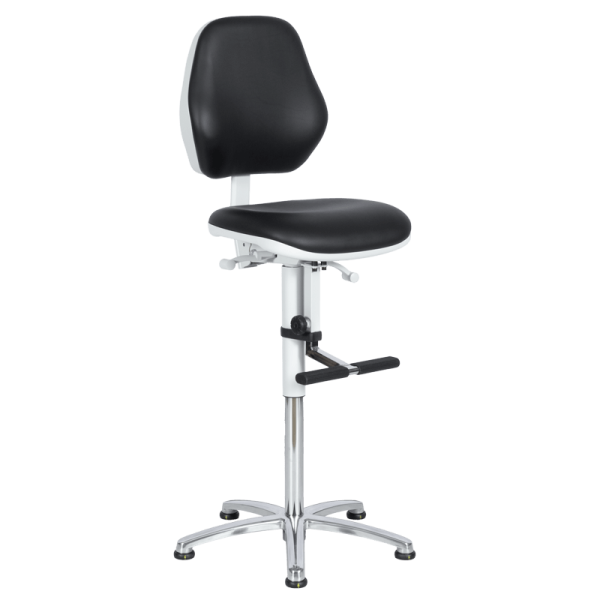 Лабораторен ергономичен стол BIMOS BASIC 3 - 9141 - черен