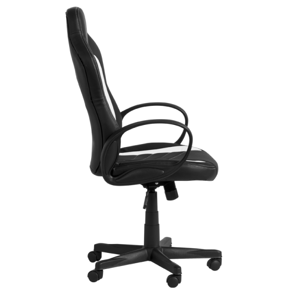 Геймърски стол Carmen 7525 - черно-бял