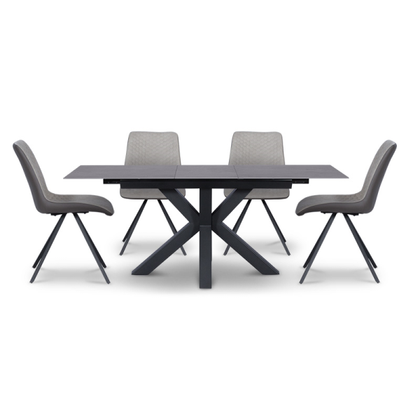 Разтегателна трапезна маса STARGARD - сива