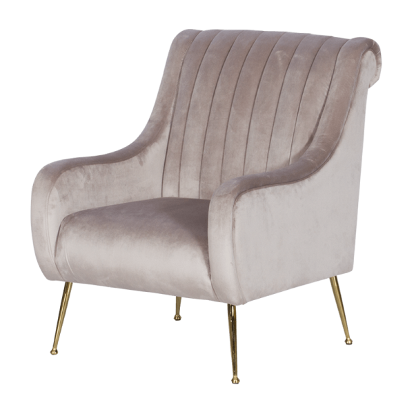 Кресло ANITA - светлобежово HLR