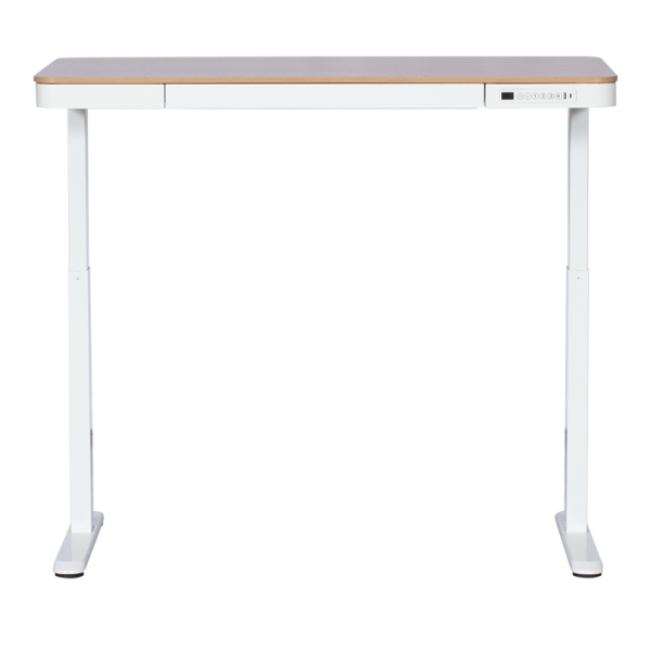 Ергономично регулируемо бюро Carmen CR-118 E - бук-бял