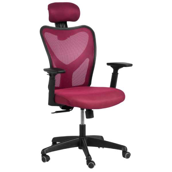 Президентски офис стол Carmen 7534 - бордо