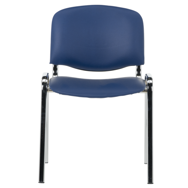 Посетителски стол Carmen 1135-1 LUX - тъмносин SC