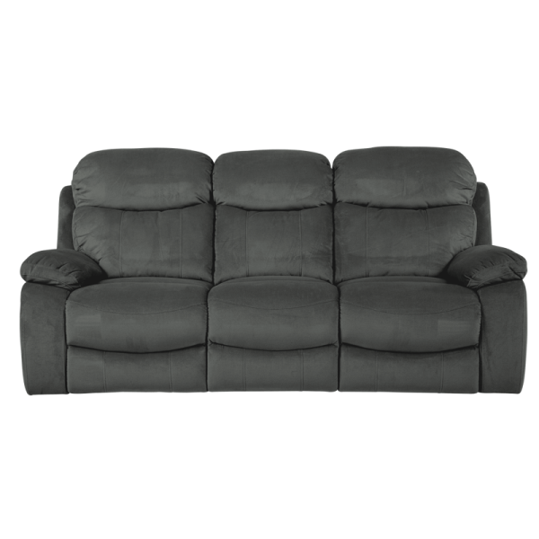 Диван - тройка с електрически релакс механизъм SELENA LUX - тъмносив 457