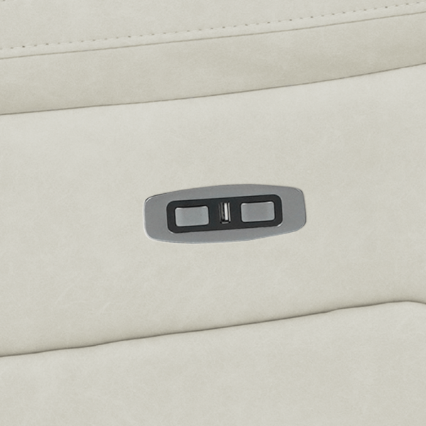 Диван - тройка с електрически релакс механизъм SELENA LUX - крем 101