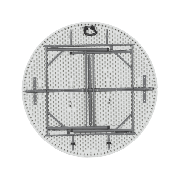 Сгъваемa кетъринг маса Carmen 9946 - бяла