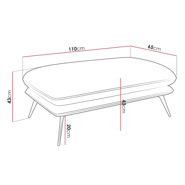 Табуретка за диван PORTIMAO