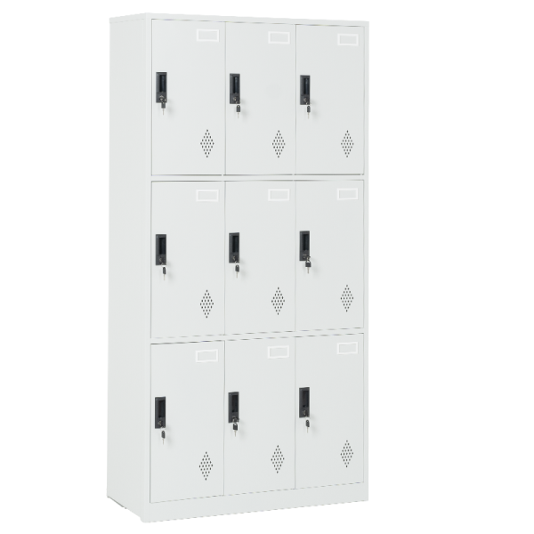 Метален шкаф Carmen CR-1244 GR - сив