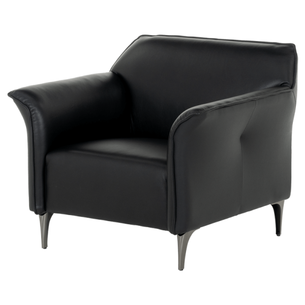 Кожен фотьойл NEXO LUX - черен