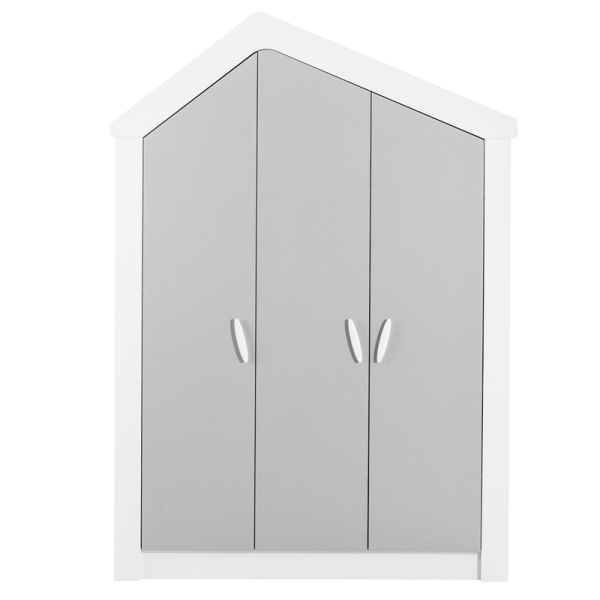 Трикрилен детски гардероб WHITE HOUSE