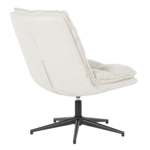 Кресло с табуретка JANET - крем