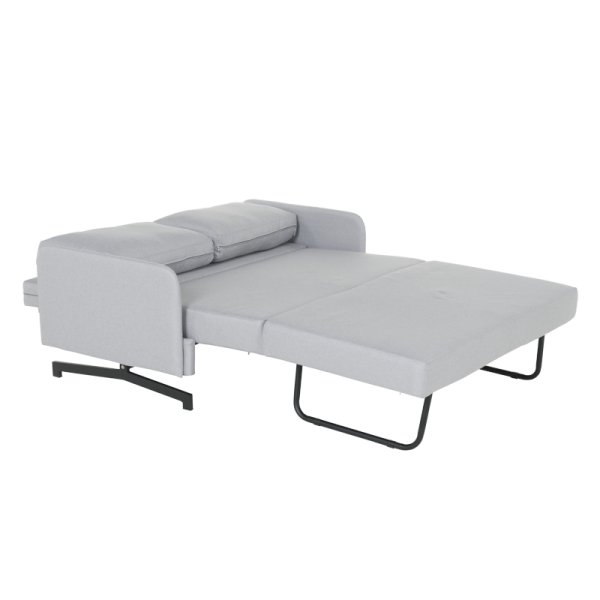 Разтегателен диван - двойка SCARLET - светлосив