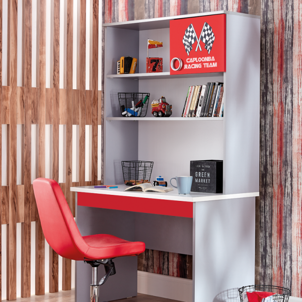 Детско бюро с етажерка TURBO CAP