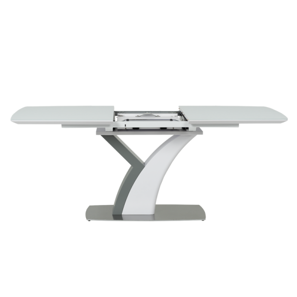 Разтегателна трапезна маса OMIS - бяла