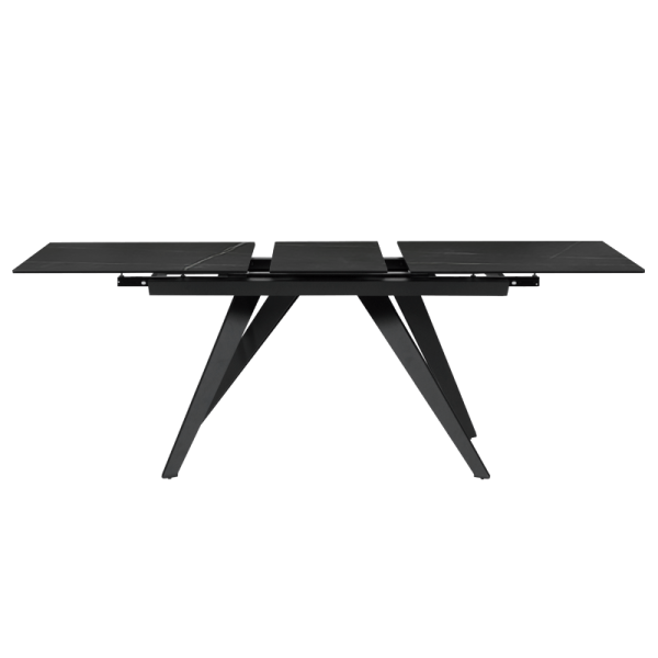 Разтегателна трапезна маса KONIN - черна