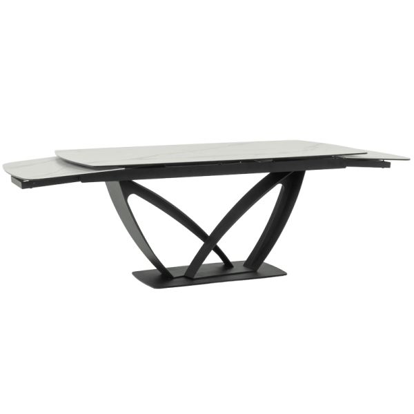 Разтегателна трапезна маса TORUN 2 - бяла