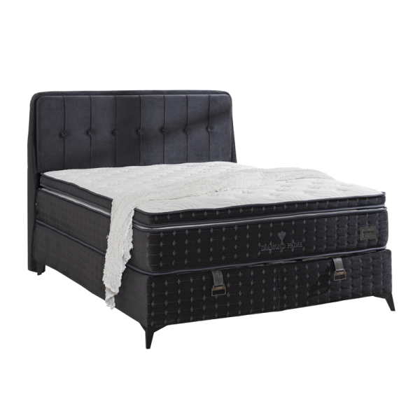 Тапицирана спалня с матрак DIAMOND PRIME 160 x 200 - антрацит 14