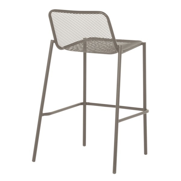 Метален кетъринг бар стол BAMA - капучино