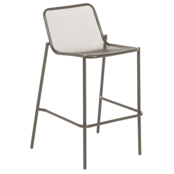 Метален кетъринг бар стол BAMA - капучино