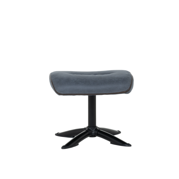 Кресло с табуретка EMA - синьо