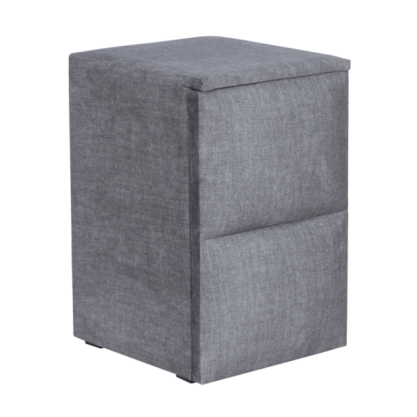 Нощно шкафче за спалня PUZZLE дясно - сив 16