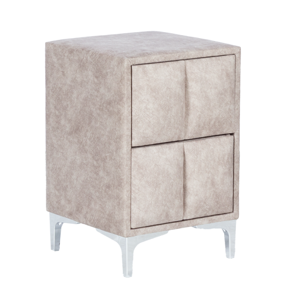Нощно шкафче за спалня MOONLIGHT - бежов 03