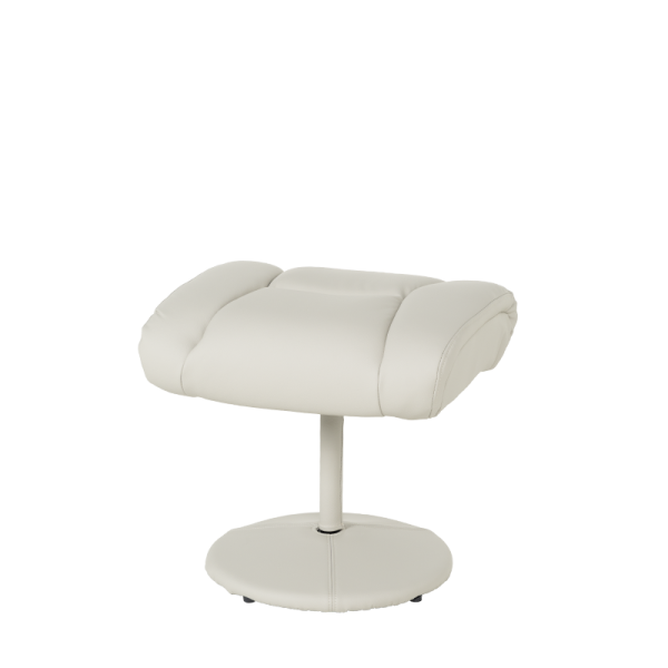 Кресло с табуретка ANA - светлосиво