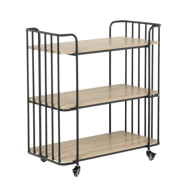 Помощна количка VARBERG - дъб сонома