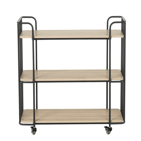 Помощна количка VARBERG - дъб сонома