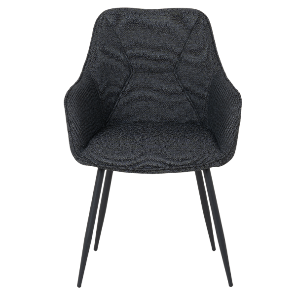 Трапезен стол BARNET - тъмносив SH