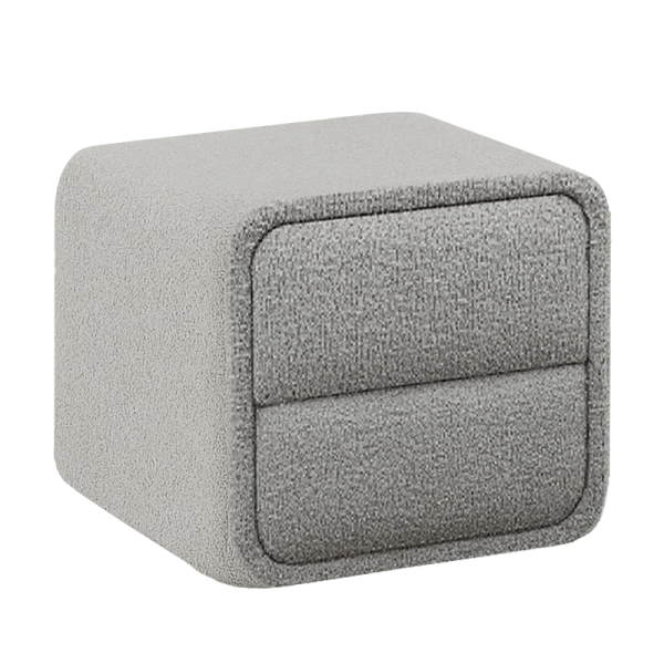 Нощно шкафче за спалня RODOS - светлосив 326