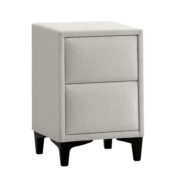 Нощно шкафче за спалня MATHILDA - светлосив 21