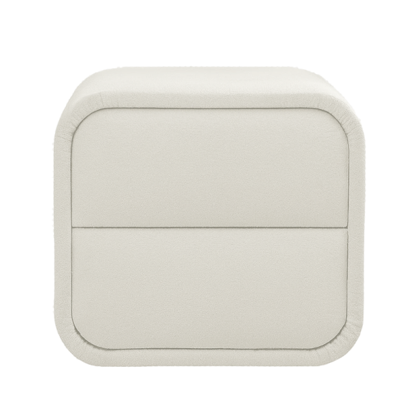 Нощно шкафче за спалня ATHENA - слонова кост SY