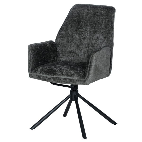 Трапезен стол PRATO - тъмносив