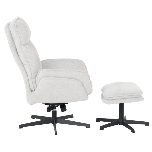 Кресло с табуретка ANDREA - шампанско