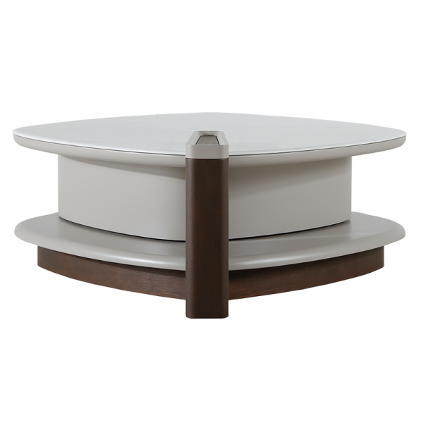 Холна маса ALDO - бял-капучино